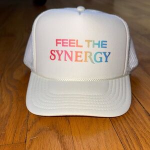 OTTO White Mesh Cap with Red Label